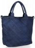 Vittoria Gotti Vintage Firmowy Shopper Premium Granat